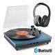 Record Player With Speakers, Bluetooth Headphones And Vinyl To Mp3 Usb Rp113d
