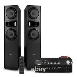 SHF700B Floor Standing Tower Speaker System with DAB+, CD and AD200B Amplifier