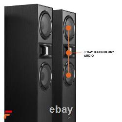 SHF700B Floor Standing Tower Speaker System with DAB+, CD and AD200B Amplifier
