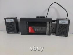 Sanyo M-G27ASP Mini AM/FM Stereo Cassette Player With Sanyo Sportster Speakers
