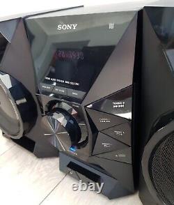 Sony MHC-ECL77BT Bluetooth Stereo Speaker Music System CD Player Work Rec To USB