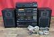 Sony Xo-750w Compact Stereo System Ps-lx35p Record Deck Tape, Speakers Ss-a750