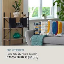 Stereo System Turntable Hifi System CD Player WiFi Radio Bluetooth Speaker DAB+