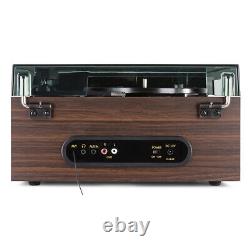 USB Retro 60s Record Player, Speakers, Bluetooth CD Player & Spare Cartridge MP3