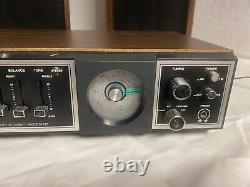 Vintage Coronado 8 Track Player Am/fm Stereo With Matching Speakers