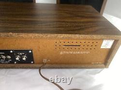 Vintage Coronado 8 Track Player Am/fm Stereo With Matching Speakers