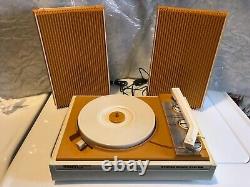 Vintage Kids Record Player Stereo Speakers Retro Cool Turntable Vinyl LP Child