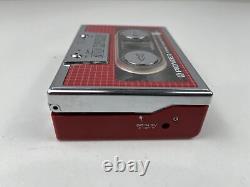 Vintage Pioneer PK-3 Stereo Tape Cassette Player Red Walkman Rare