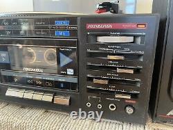 Vintage Sound Design Stereo Tape Record Player Radio Model 6822 with Speakers