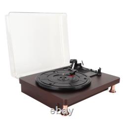 Vinyl Record Player 3 Speed Built In Stereo Speaker Vintage Turntable Phonog EOM