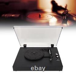 Vinyl Record Player 3 Speeds Old Fashioned HiFi Built In Stereo Speaker BT R BGS