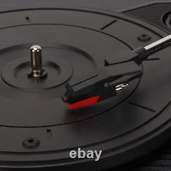 Vinyl Record Player 3 Speeds Old Fashioned HiFi Built In Stereo Speaker BT R HEN