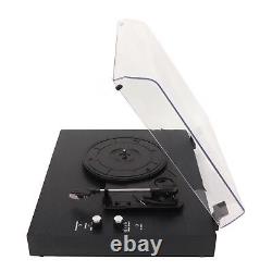 Vinyl Record Player 3 Speeds Old Fashioned HiFi Built In Stereo Speaker BT R HEN