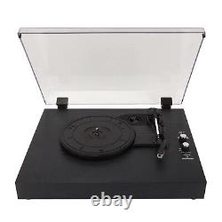 Vinyl Record Player 3 Speeds Old Fashioned HiFi Built In Stereo Speaker BT R NDE