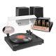 Vinyl Record Player With Tube Amplifier And Shfb65 Bookshelf Speakers Rp340