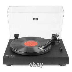 Vinyl Record Player with Tube Amplifier and SHFB65 Bookshelf Speakers RP340