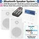 Wall Mounted Micro Bluetooth Amplifier & Speaker Kits Stereo Hifi Music Player